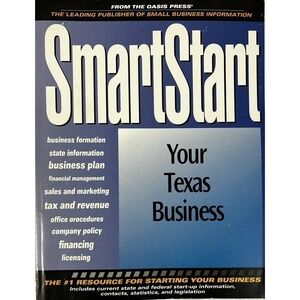 SmartStart: Start Your Texas Business PSI Research Staff and Oasis Press RARE